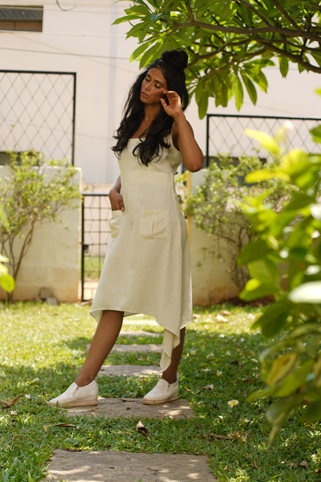 Charlotte Shell White Dress