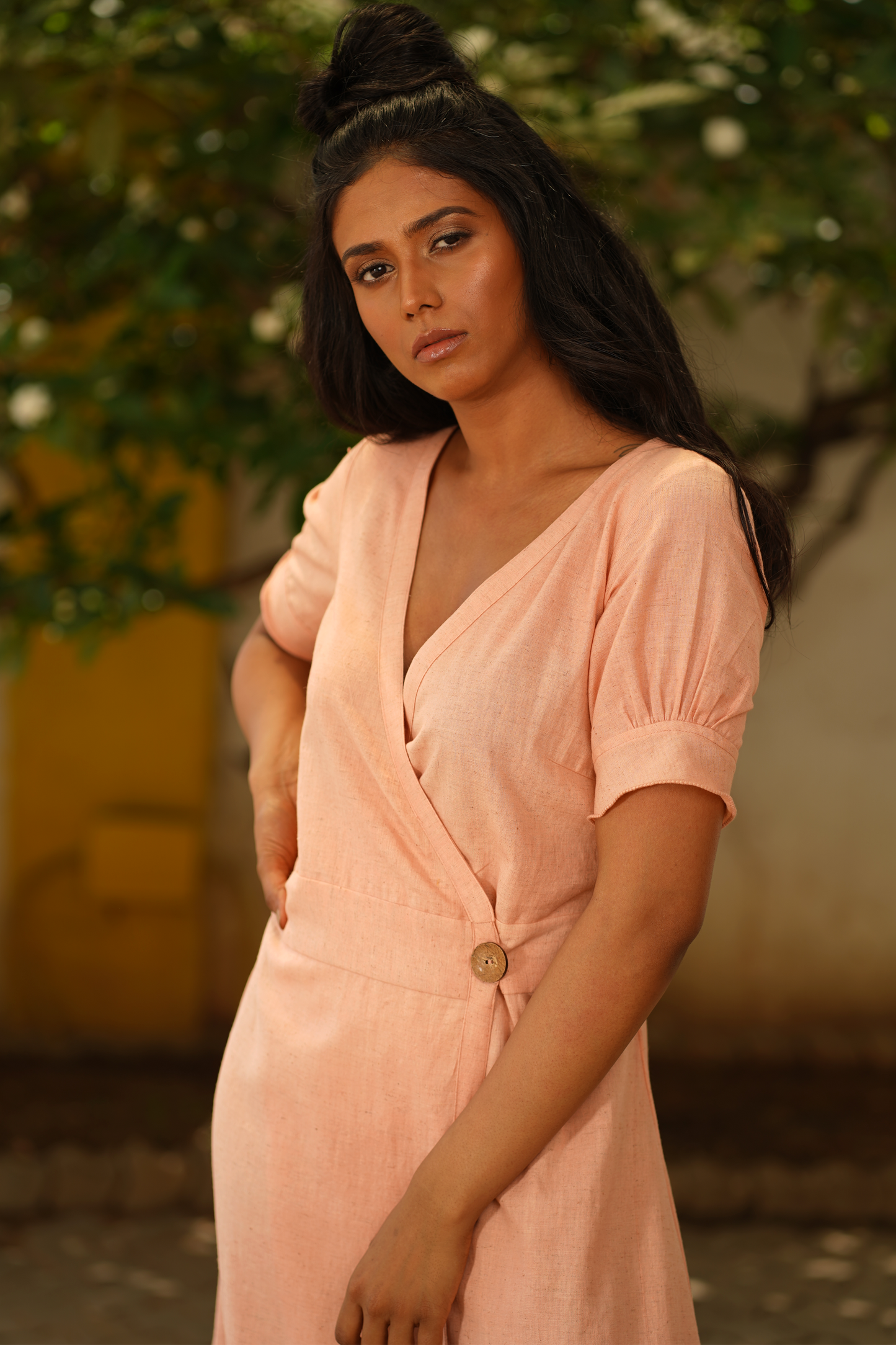 Rose Peach Dress