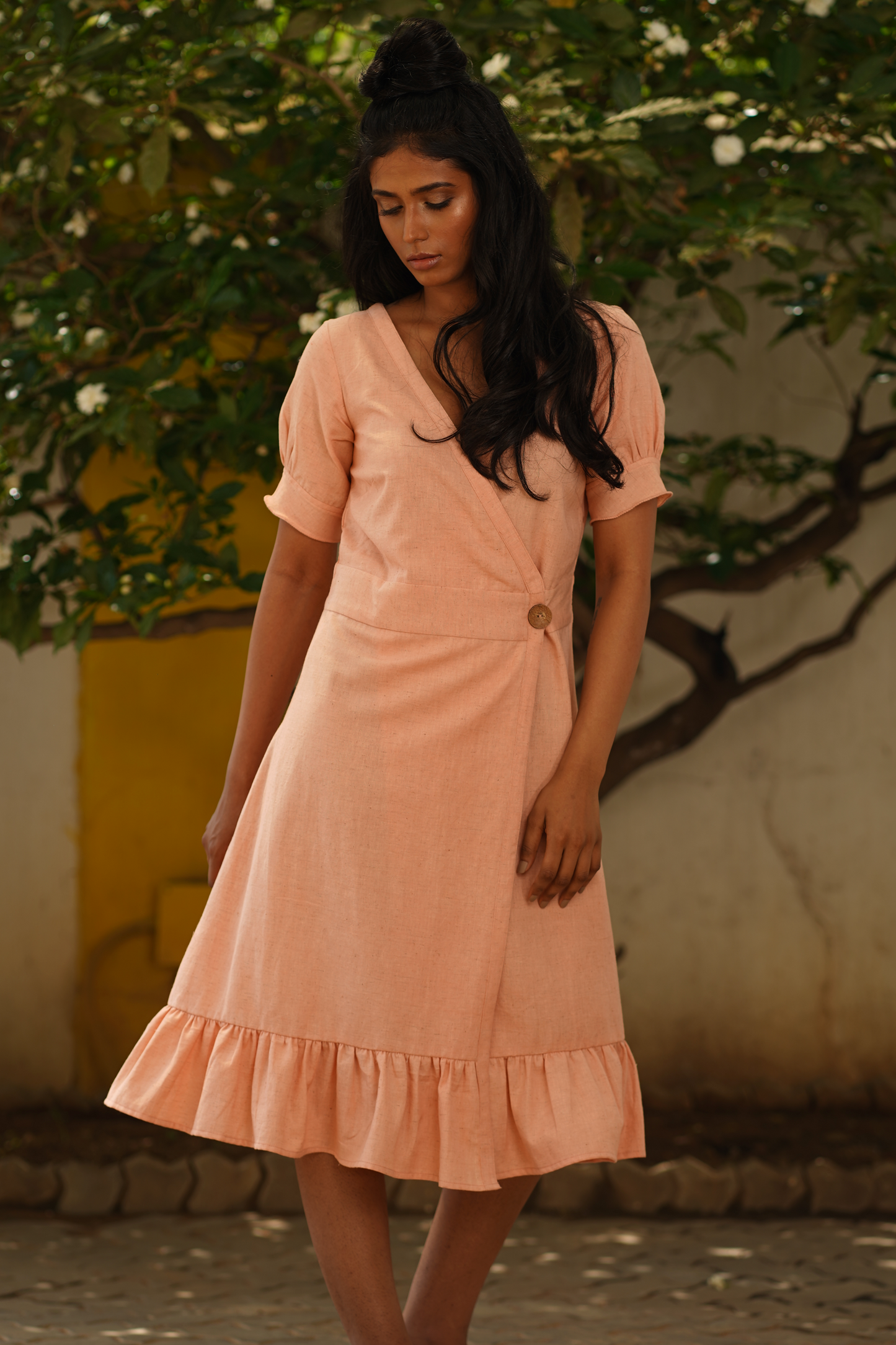 Rose Peach Dress