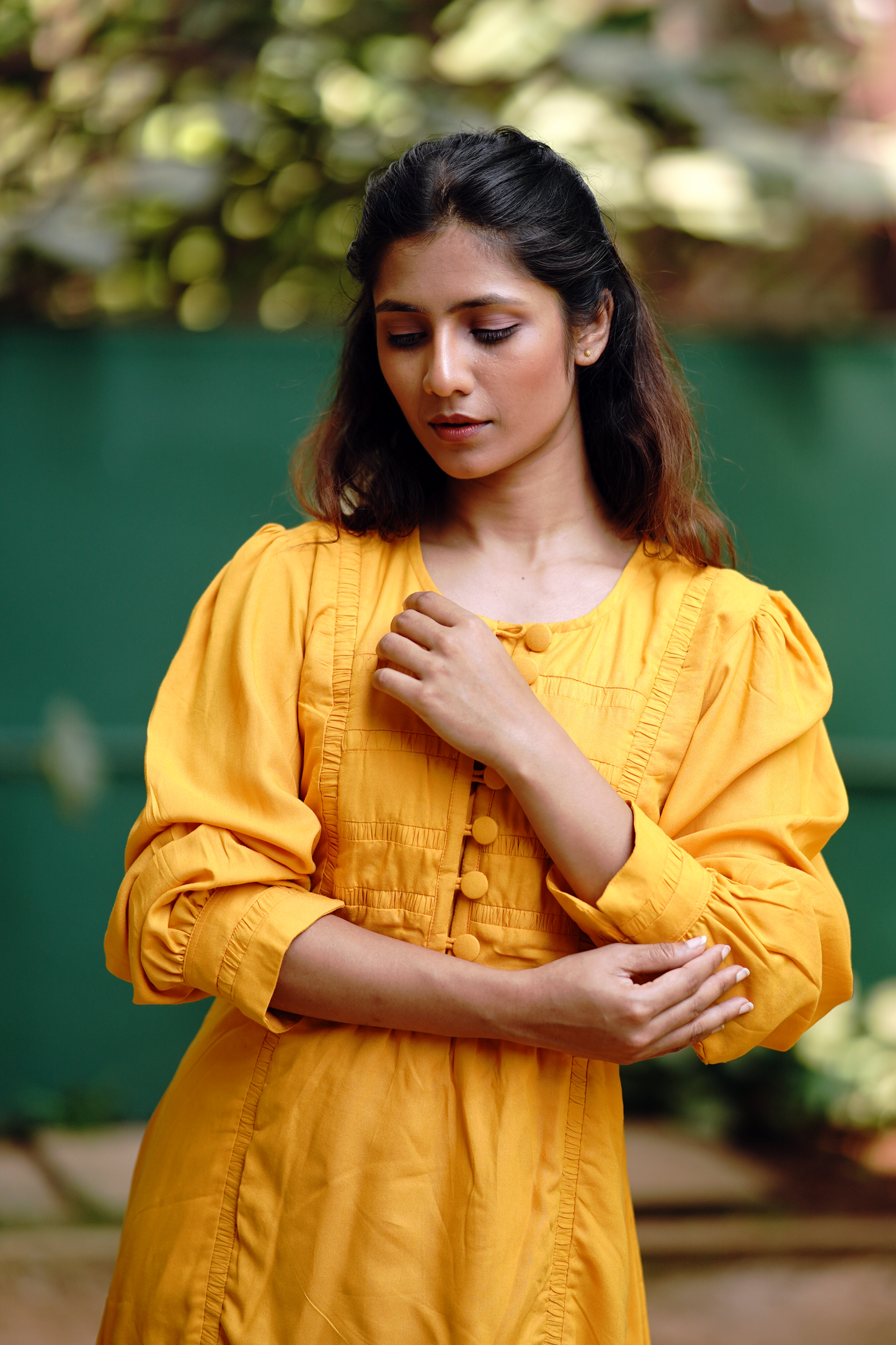 Zina Yellow Dress