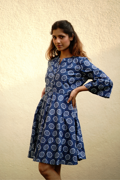 Blue You Circle Dress