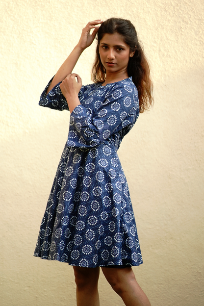 Blue You Circle Dress